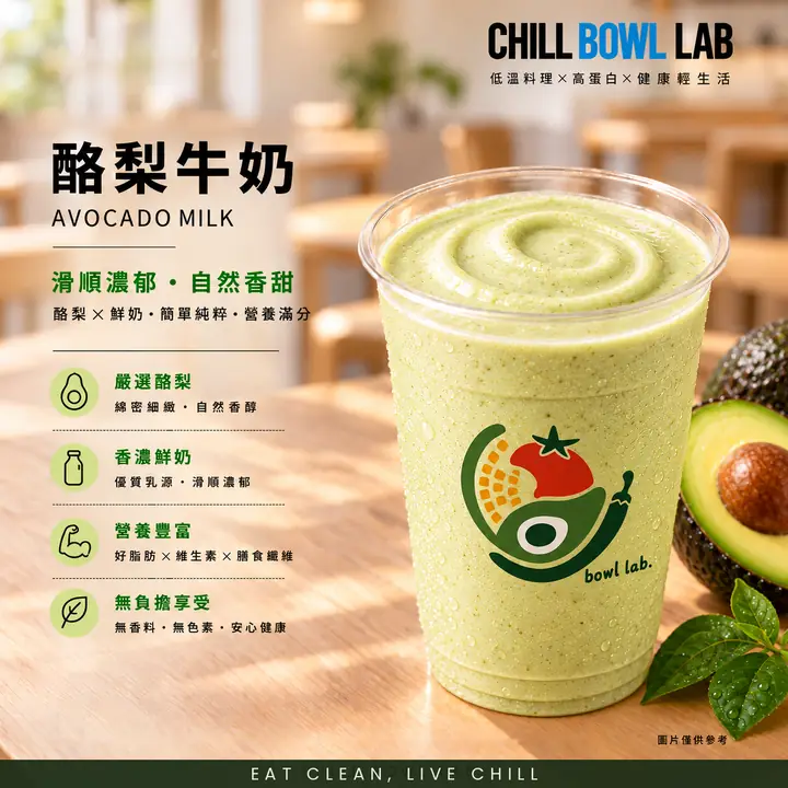 酪梨牛奶